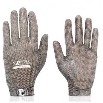 Comprar o produto de Luva Malha de Aço Volk em EPI - Equipamentos de Proteção Individual pela empresa Protektus EPI e Sinalização em Lençóis Paulista, SP por Solutudo