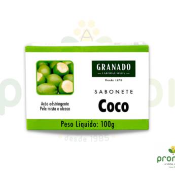 Comprar o produto de Sabonete Granado De Coco 100g em Sabonetes pela empresa Pronapi Produtos Naturais em Foz do Iguaçu, PR por Solutudo