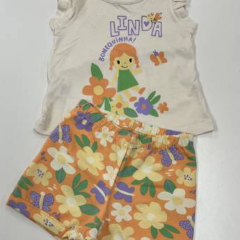 Comprar o produto de Conjuntinho Malwee infantil feminino  em Roupas Infantis em Uberlândia, MG por Solutudo