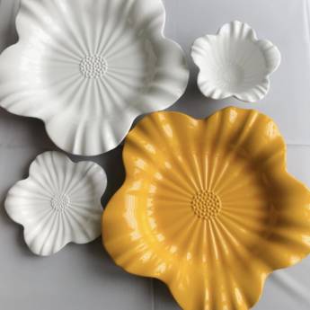 Comprar o produto de Travessa Especiarias Cúrcuma 42 cm x 6 cm - Porto Brasil em Travessas em Bauru, SP por Solutudo