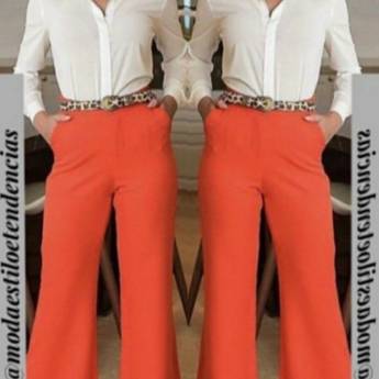 Comprar o produto de Calça de Linho (Semelhante a essa Disponível no Tamanho: 42). em Roupas e Acessórios em Bauru, SP por Solutudo