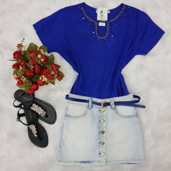 Comprar o produto de Blusa viscose em Blusas em Bauru, SP por Solutudo