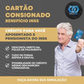 Comprar o produto de Empréstimo Consignado Cartão Benefício INSS em Financeiras - Empréstimos em Foz do Iguaçu, PR por Solutudo