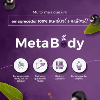 Comprar o produto de Metabody 500 mg 30 cápsulas em Emagrecedores pela empresa Farmalu - Farmácia de Manipulação em Atibaia, SP por Solutudo