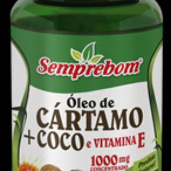 Comprar o produto de OLEO DE CARTAMO + COCO E VITAMINA E - 1000MG - 60 CAPSULAS em Emagrecedores em Aracaju, SE por Solutudo
