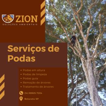 Comprar o produto de Serviços de poda de árvore em altura e jardinagem em Serviços Ambientais em Botucatu, SP por Solutudo
