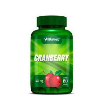 Comprar o produto de Cranberry 60 cápsulas - 500mg Herbamed em Farmácias de Manipulação em Botucatu, SP por Solutudo