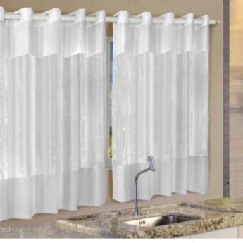 Comprar o produto de Cortina de Cozinha Pérola em Cortinas em Osasco, SP por Solutudo