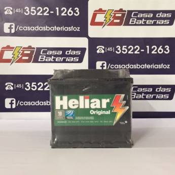 Comprar o produto de Bateria Heliar HG50GD em Baterias pela empresa Casa das Baterias em Foz do Iguaçu, PR por Solutudo