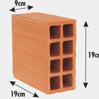 Comprar o produto de TIJOLO BAIANO 8 FUROS (MILHEIRO) em Outros em Jaboticabal, SP por Solutudo