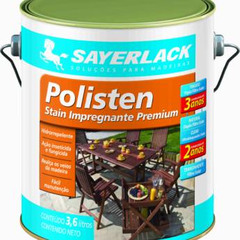 Comprar o produto de Polisten Verniz Sayerlack galão 3,6L  / Loja de Tintas Lençóis Paulista em Linha Imobiliária em Lençóis Paulista, SP por Solutudo