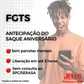 Comprar o produto de Saque FGTS em Financeiras - Empréstimos em São Manuel, SP por Solutudo
