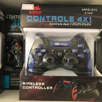 Comprar o produto de Controle 4 em 1 - PC/P1/P2/P3 em Games em Mineiros, GO por Solutudo