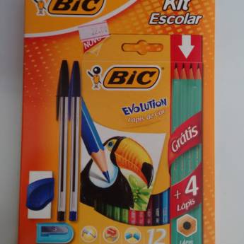 Comprar o produto de Kit Escolar Bic  em Lápis e Lapiseiras em Jundiaí, SP por Solutudo