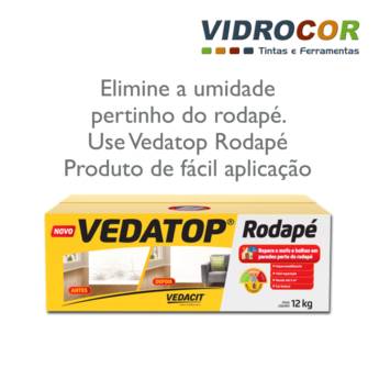 Comprar o produto de Vedatop Rodapé - caixa 12kg em Impermeabilizantes em Barra Bonita, SP por Solutudo