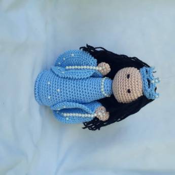 Comprar o produto de Iemanjá amigurumi  em Bonecos em Praia Grande, SP por Solutudo