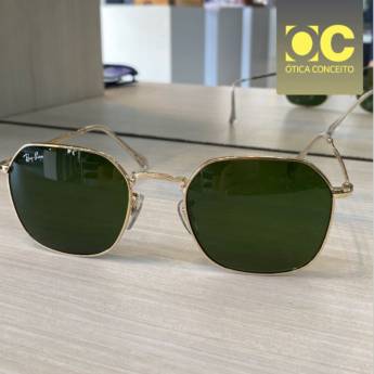 Comprar o produto de Óculos de Sol - Rayban Hexagonal  em Óculos pela empresa Ótica Conceito em Foz do Iguaçu, PR por Solutudo