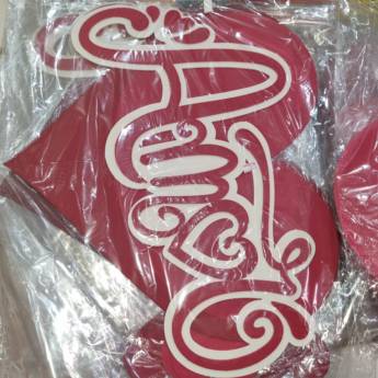 Comprar o produto de Plava de E.V.A coração amor em Artigos para Festa em Mineiros, GO por Solutudo