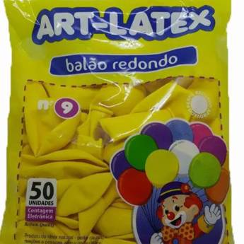 Comprar o produto de Balões Sortidos nº9 Art Latex em Artigos para Festas em Jundiaí, SP por Solutudo