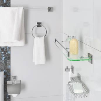 Comprar o produto de Acessórios para banheiro em Materiais Hidráulicos pela empresa Carlinhos Materiais para Construção • Depósito em Atibaia em Atibaia, SP por Solutudo