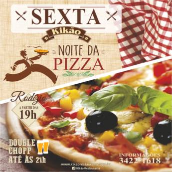 Comprar o produto de Noite da Pizza - Kikão Restaurante em Outros Serviços em Dourados, MS por Solutudo