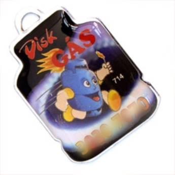 Comprar o produto de Chaveiro Chapinha Metálica COD 714 - Chapinha Gás em Chaveiros Chapinha em São José do Rio Preto, SP por Solutudo