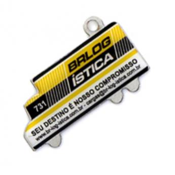 Comprar o produto de Chaveiro Chapinha Metálica COD 731 - Caminhão em Chaveiros Chapinha em São José do Rio Preto, SP por Solutudo