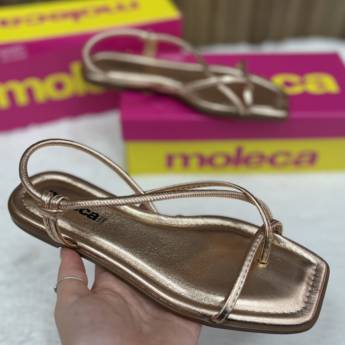 Comprar o produto de Rasteirinha Moleca feminina adulta  em Calçados Femininos em Uberlândia, MG por Solutudo