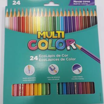 Comprar o produto de Caixa de lapis de cor 24 cores Multicolor em A Classificar em Itatiba, SP por Solutudo