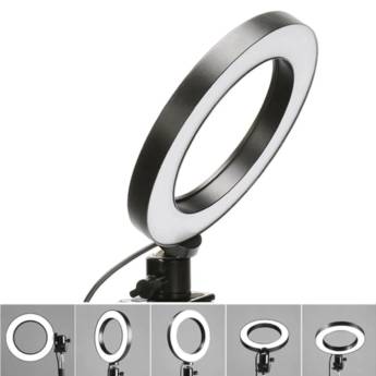 Comprar o produto de Ring Light 16cm 6 Polegadas Com Tripé E Suporte de Mesa  em Acessórios para Celulares pela empresa Só Capas Acessórios em Foz do Iguaçu, PR por Solutudo