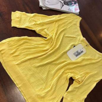 Comprar o produto de Blusa linha cleide tricot amarelo Macksonn em Roupas e Acessórios em Botucatu, SP por Solutudo