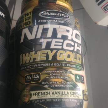 Comprar o produto de Whey Gold- Nitro Tech- Muscletech em A Classificar em Jundiaí, SP por Solutudo