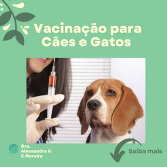 Comprar o produto de Vacinação para Cães e Gatos em Especialidades em Atibaia, SP por Solutudo