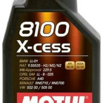 Comprar o produto de Óleo Motul 8100x-cess 5w40 100% Sintético (1 Litro) em Óleos em Bauru, SP por Solutudo