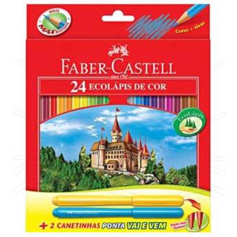 Comprar o produto de Lápis de cor da Faber Castell de 24 cores em A Classificar em Avaré, SP por Solutudo