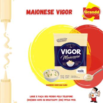 Comprar o produto de MAIONESE BAG VIGOR em Alimentos e Bebidas em Botucatu, SP por Solutudo