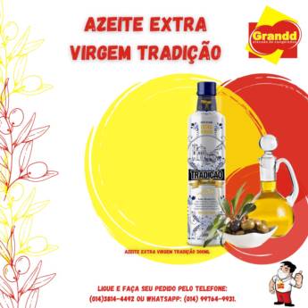Comprar o produto de AZEITE EXTRA VIRGEM TRADICAO em Alimentos e Bebidas em Botucatu, SP por Solutudo