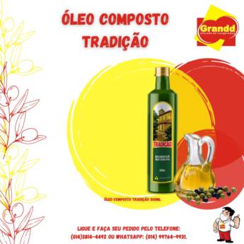 Comprar o produto de OLEO COMPOSTO TRADICAO 500ML em Alimentos e Bebidas em Botucatu, SP por Solutudo