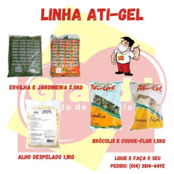 Comprar o produto de LINHA ATIGEL em Alimentos e Bebidas em Botucatu, SP por Solutudo