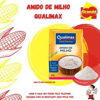 Comprar o produto de AMIDO QUALIMAX em Alimentos e Bebidas em Botucatu, SP por Solutudo