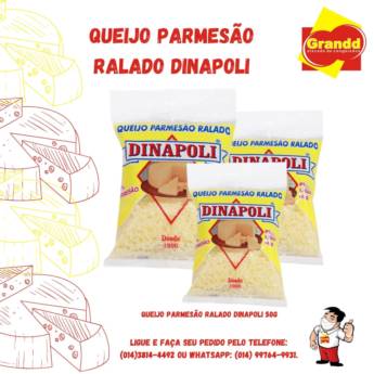 Comprar o produto de QUEIJO RALADO DINAPOLI em Alimentos em Botucatu, SP por Solutudo