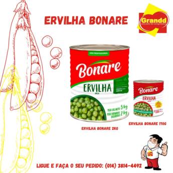 Comprar produto ERVILHA BONARE  em Alimentos pela empresa Grandd Atacado de Congelados em Botucatu, SP