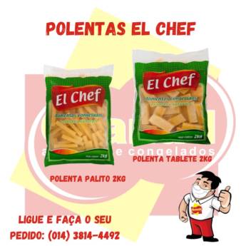 Comprar o produto de POLENTA EL CHEFF PALITO 2KG em Alimentos em Botucatu, SP por Solutudo