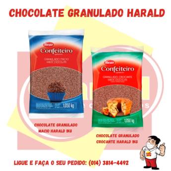 Comprar o produto de GRANULADOS MACIO E CROCANTE HARALD em Alimentos em Botucatu, SP por Solutudo