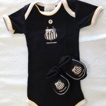 Comprar o produto de Kit 2 Peças Torcida Baby (Santos) em Outros em Botucatu, SP por Solutudo