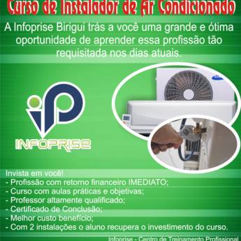 Comprar o produto de Curso Instalador de Ar Condicionado em Outros Serviços em Birigui, SP por Solutudo