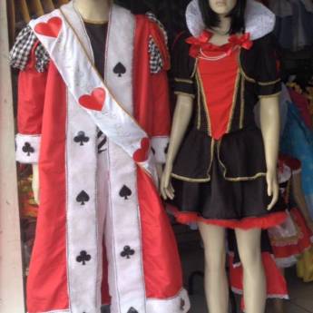Comprar o produto de Fantasia Rei e Rainha de Copas  em A Classificar em Itatiba, SP por Solutudo