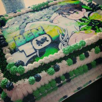 Comprar o produto de Bolo tema Ben 10 em Alimentos e Bebidas em Jaú, SP por Solutudo