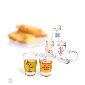 Comprar o produto de conjunto de shot frases de boteco uatt em Copos em Itatiba, SP por Solutudo