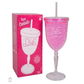 Comprar o produto de TAÇA CANUDO GEL DIVA UATT em Copos em Itatiba, SP por Solutudo